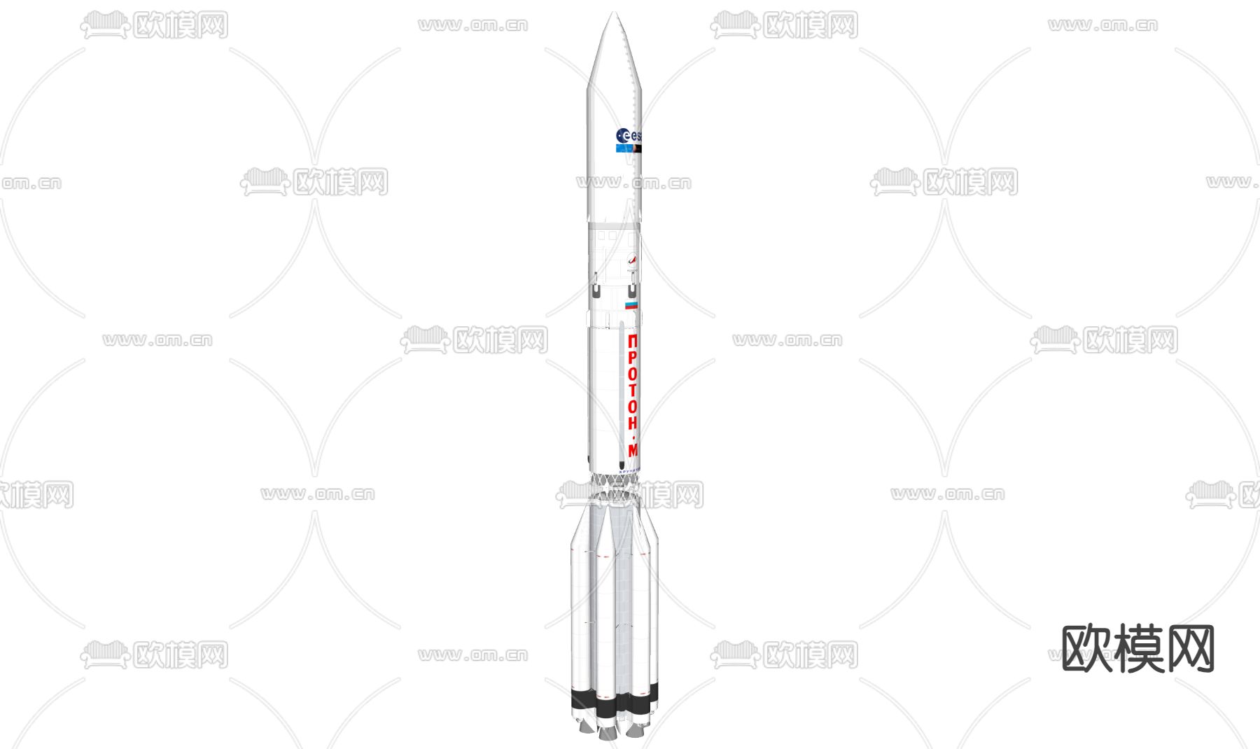 航天火箭 运载火箭 航天器su模型下载（渲染图1）