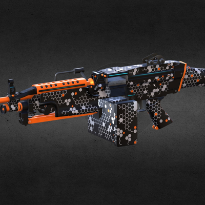  自动步枪 儿童玩具 玩具步枪su模型 