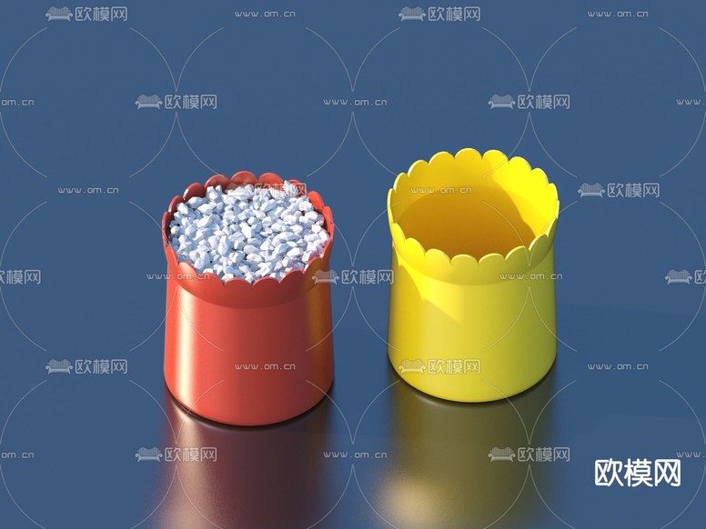 花盆 杯子 生活用品3d模型下载