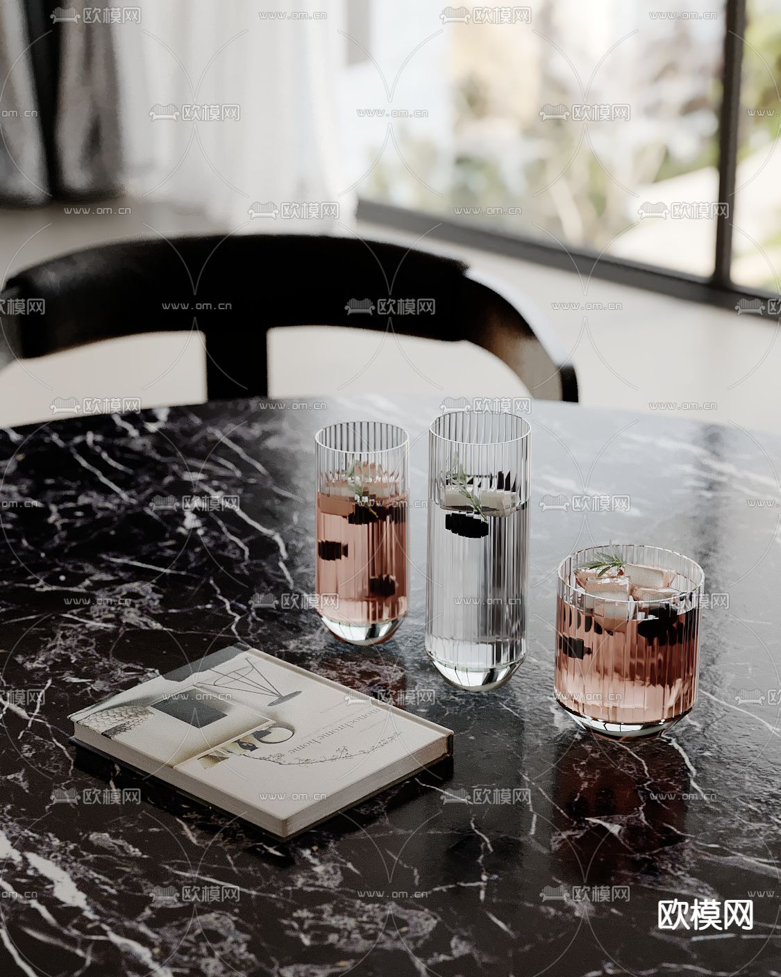 果汁 茶水 果茶 红茶su模型下载（渲染图2）