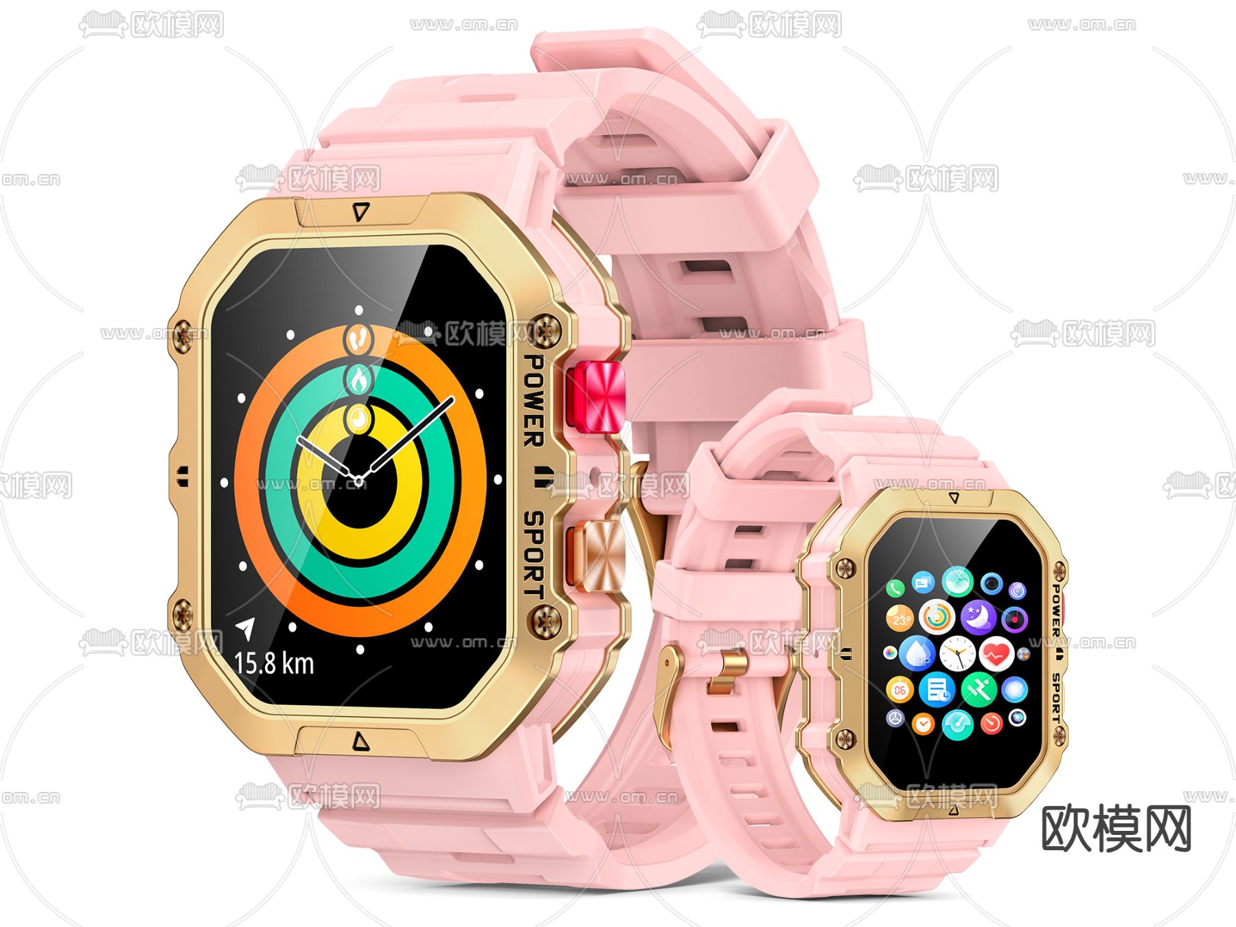 智能手表 电子手表su模型下载（渲染图2）