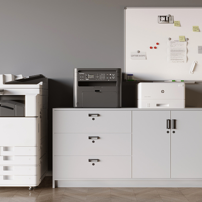  打印机 复印机su模型 