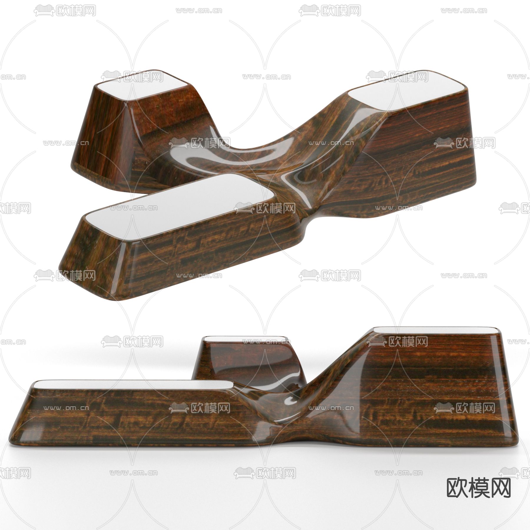 户外椅 异形凳子3d模型下载