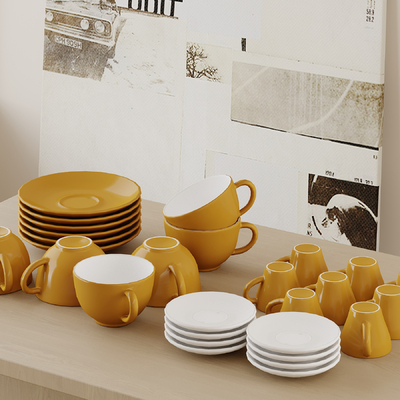  杯子 马克杯 水杯 餐具su模型 