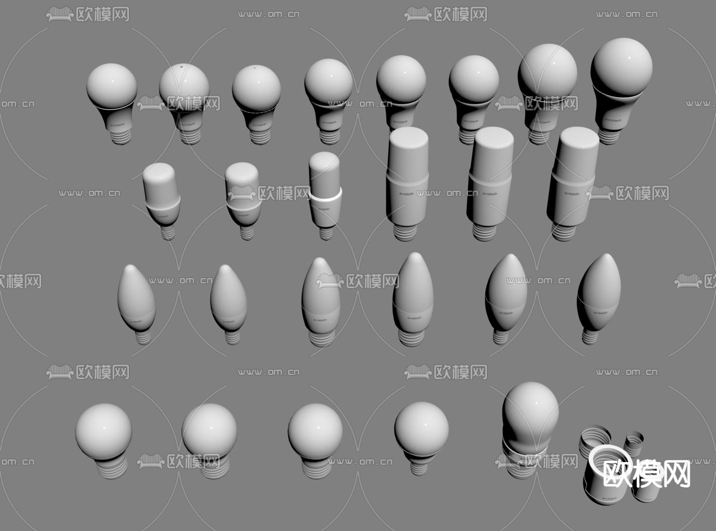 led灯泡su模型下载（渲染图1）