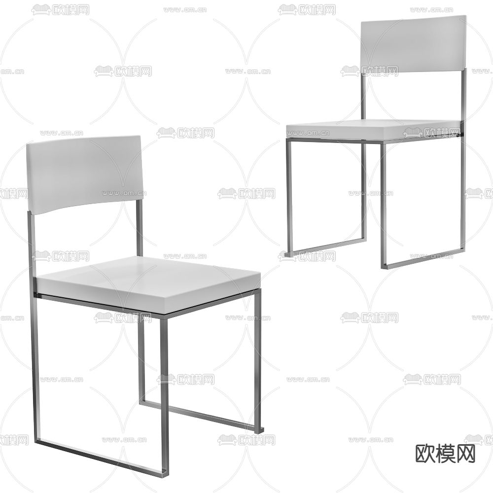 Lapalma 现代椅子 餐椅3d模型下载