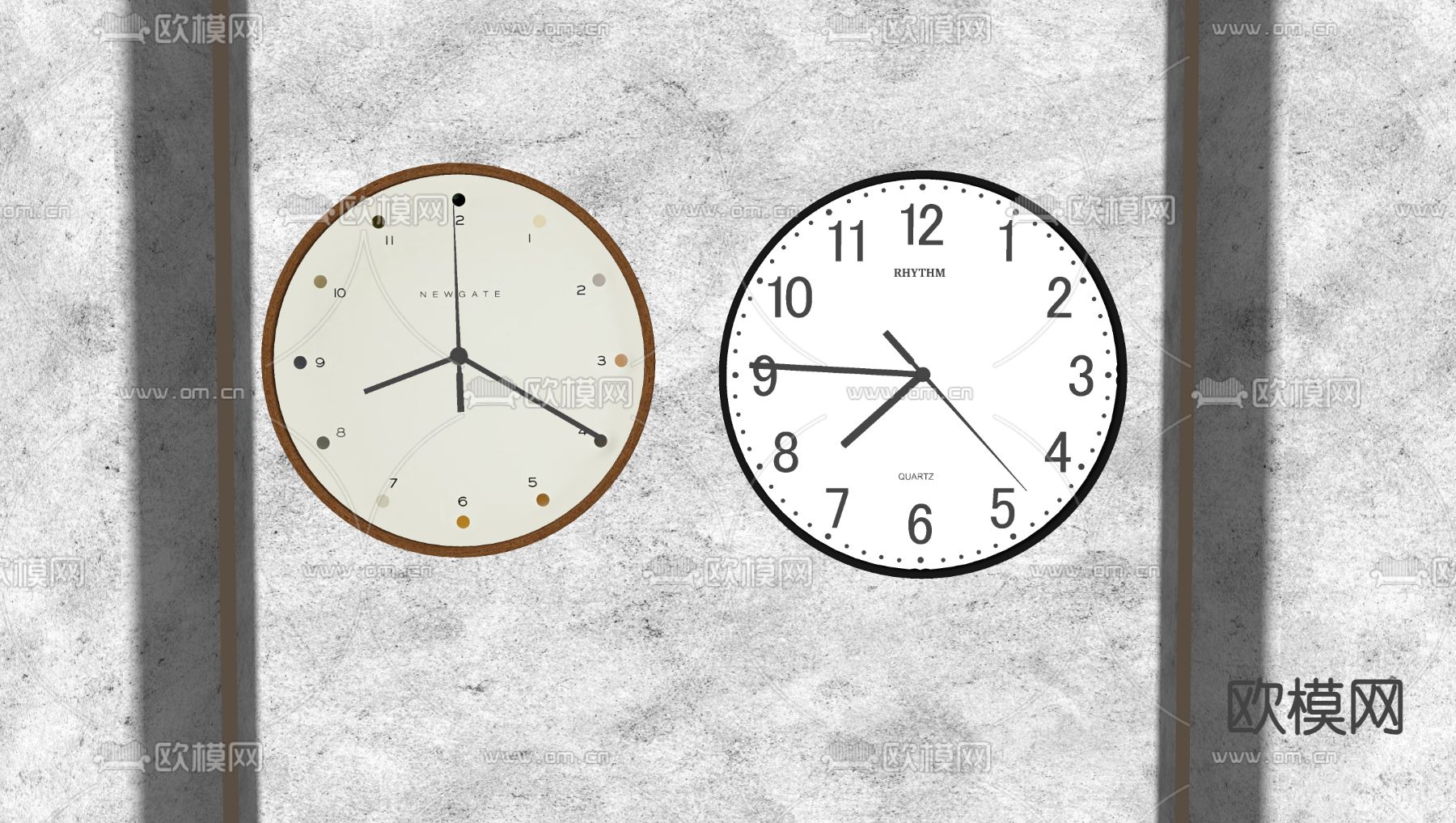 钟表 时钟 挂表 挂钟su模型下载（渲染图1）