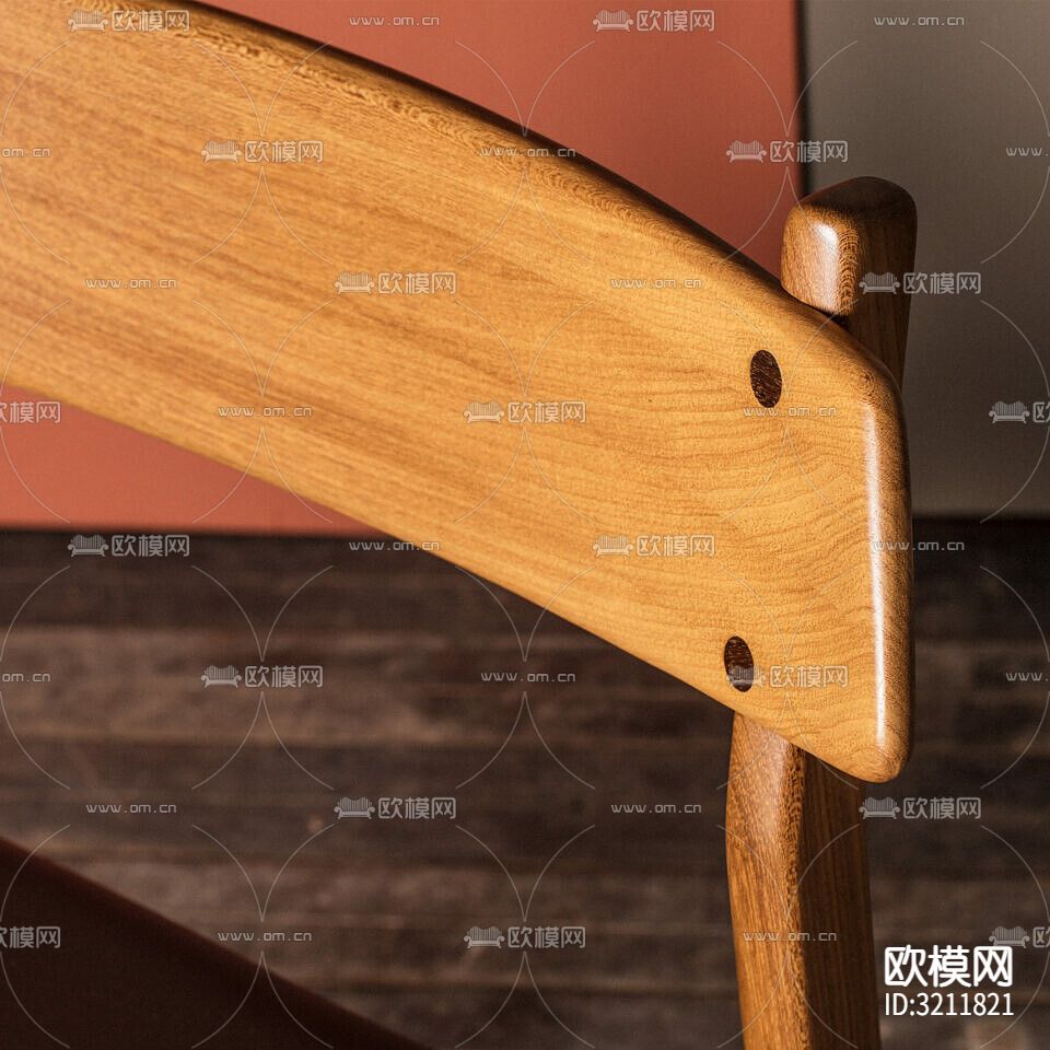 北欧椅子 餐椅下载（渲染图6）