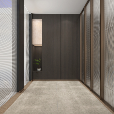  现代休闲室su模型 