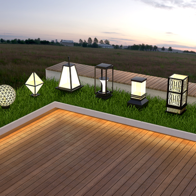  景观灯 户外灯 草坪灯 庭院灯su模型 