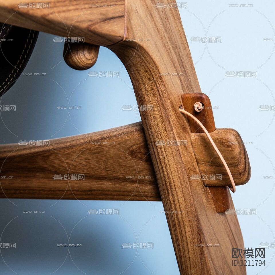 休闲椅 皮革椅下载（渲染图8）