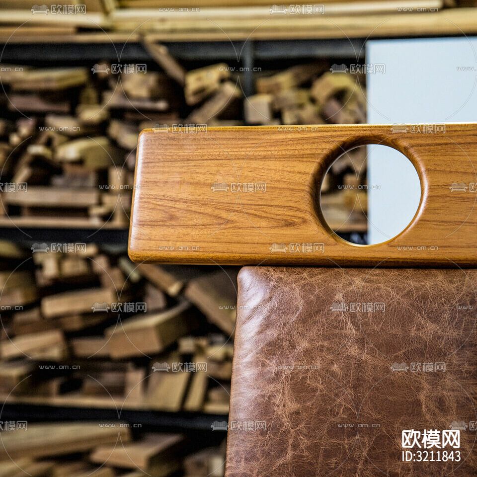 北欧椅子 餐椅下载（渲染图3）