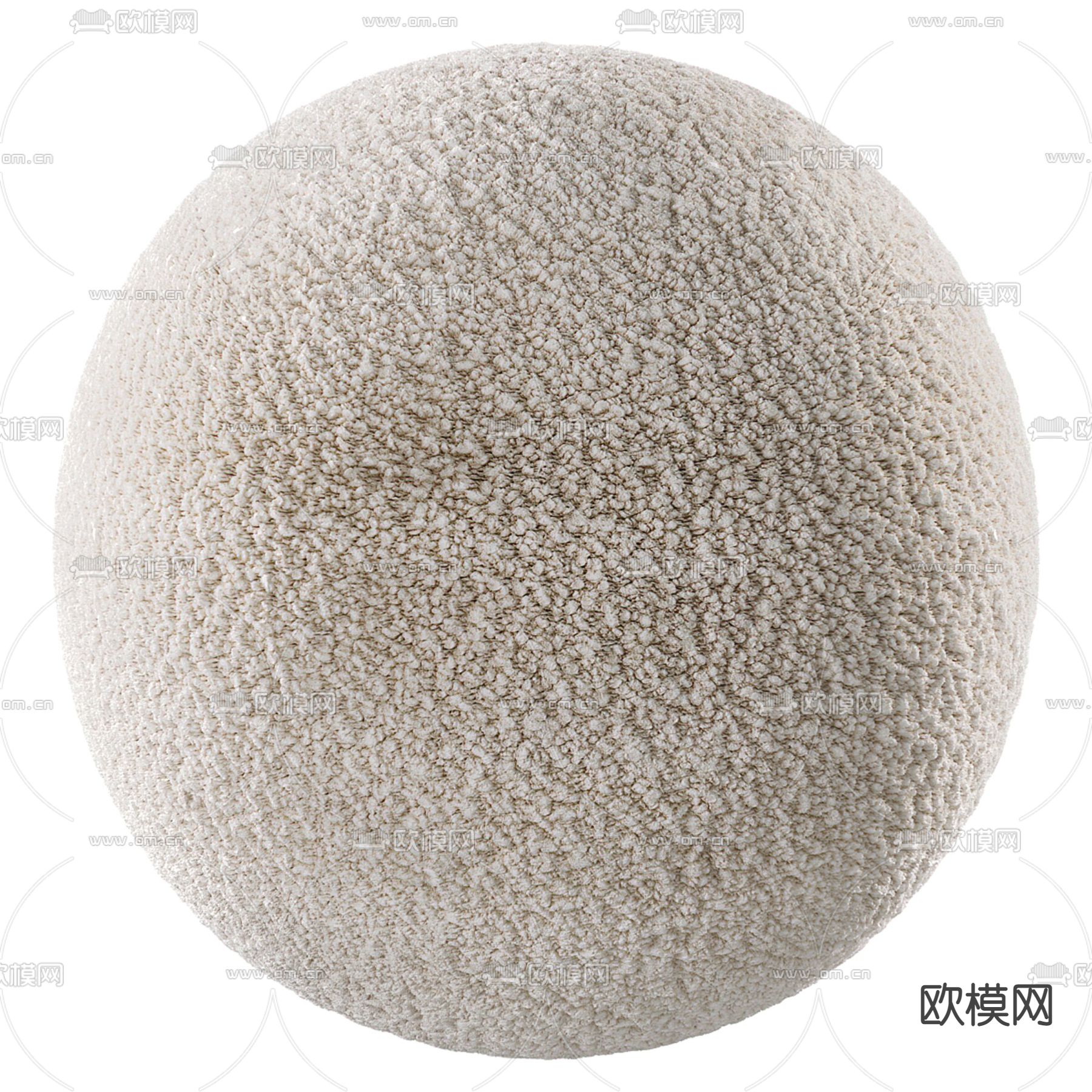 羊毛 毛绒布料3d模型下载