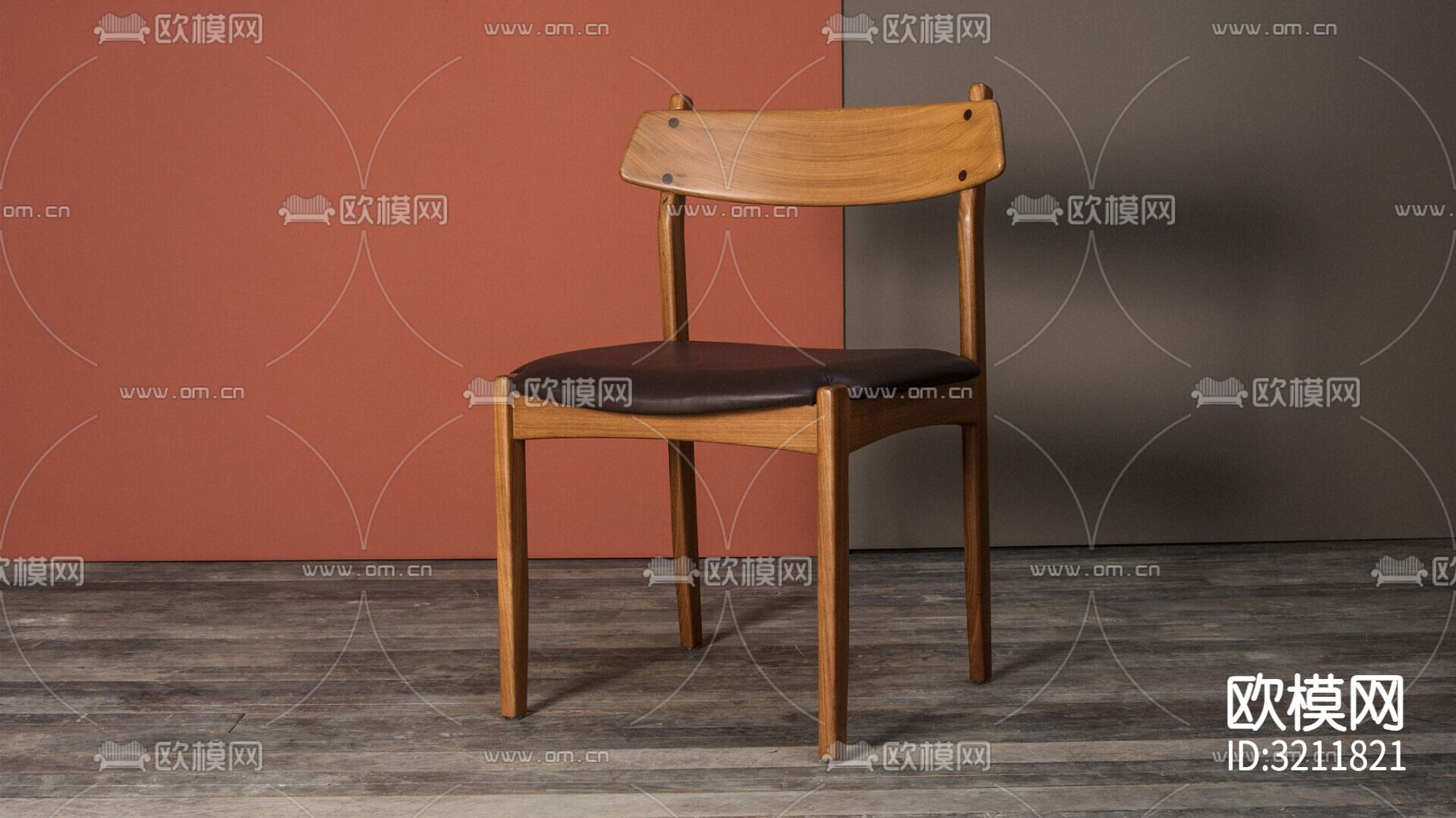 北欧椅子 餐椅下载（渲染图1）