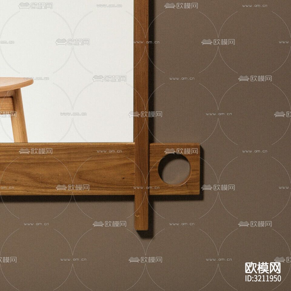库亚巴镜子 木镜