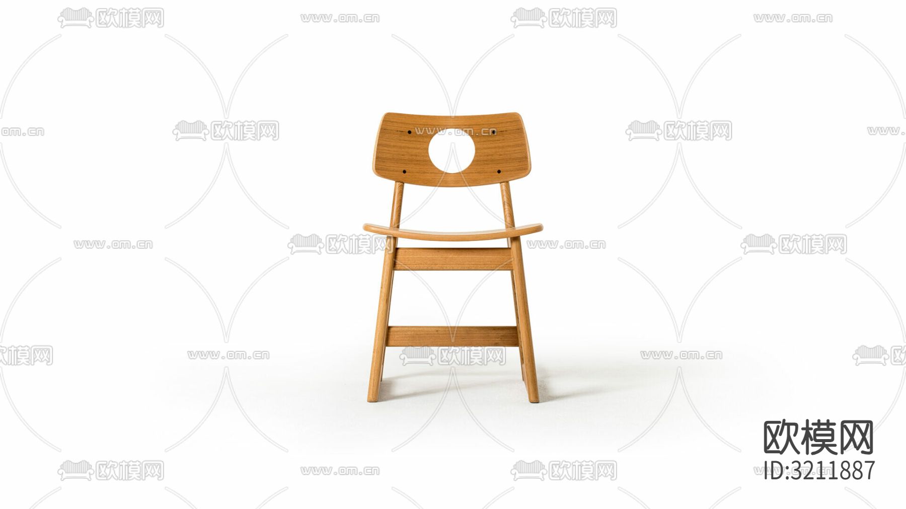 北欧椅子 餐椅下载（渲染图7）