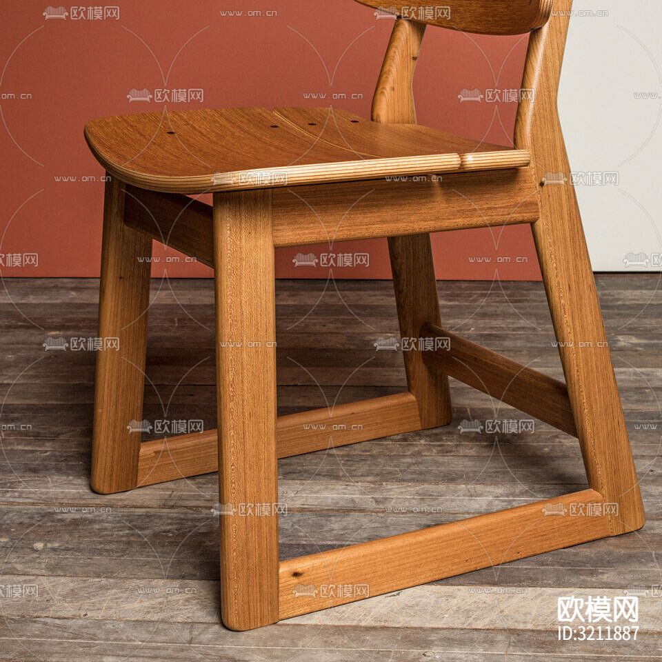 北欧椅子 餐椅下载（渲染图8）