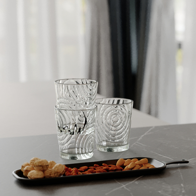  水杯 托盘 零食 摆件su模型 