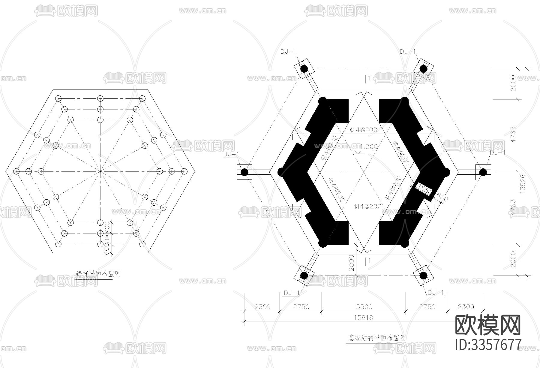 古塔cad大样图下载（渲染图6）