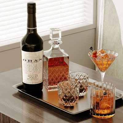  红酒 洋酒 酒瓶 酒杯su模型 