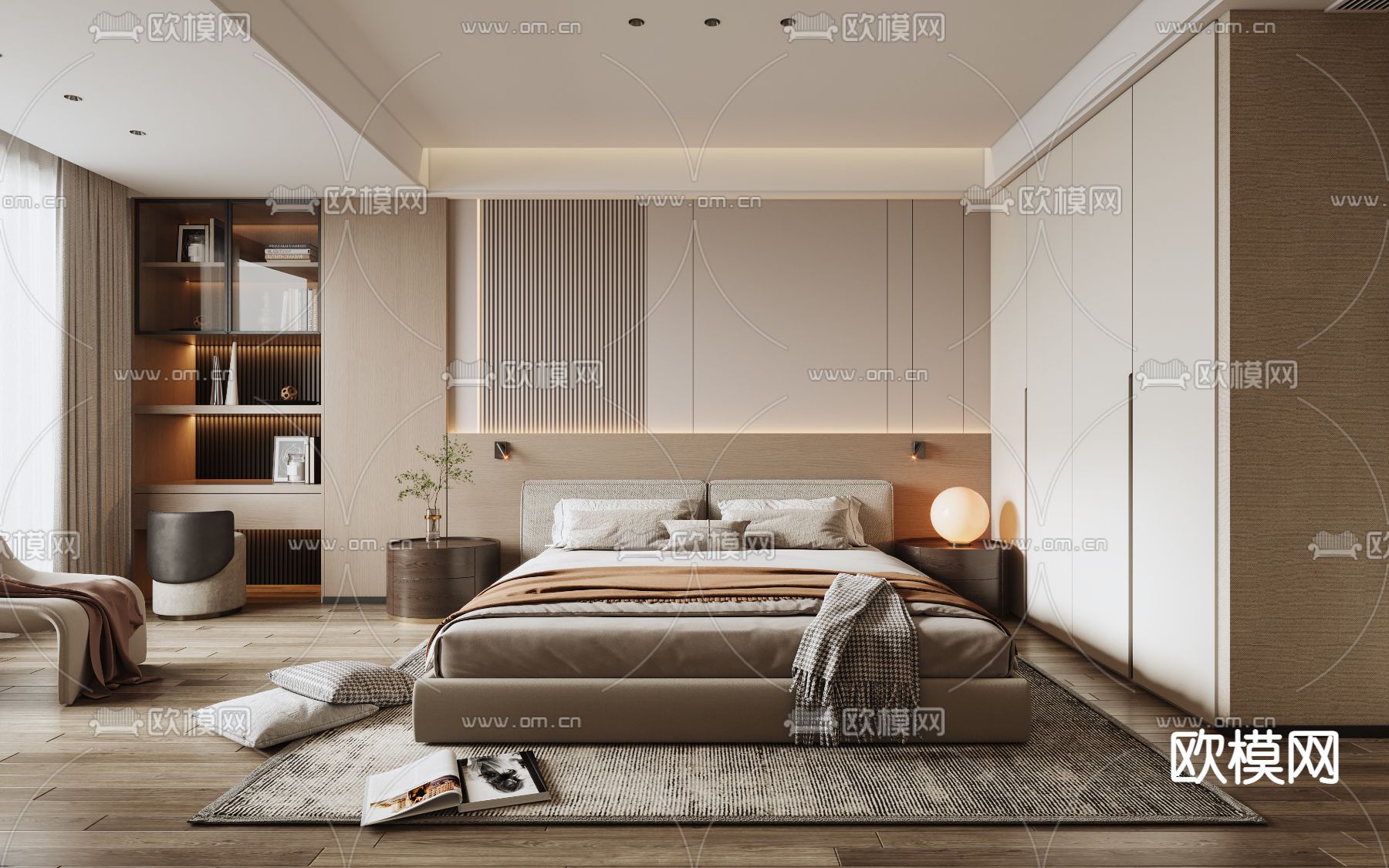 现人卧室 主卧3d模型下载