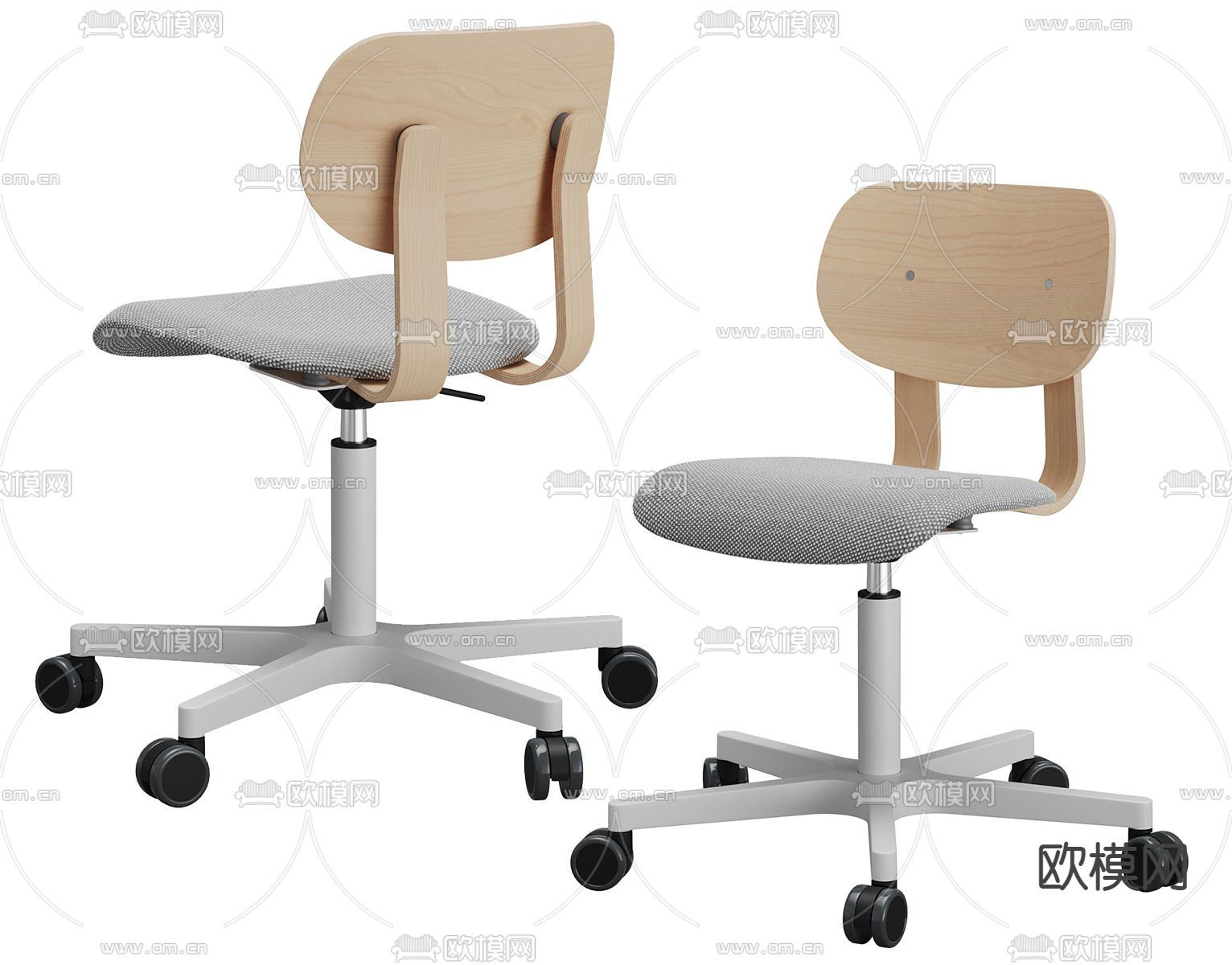 转椅 办公椅3d模型下载