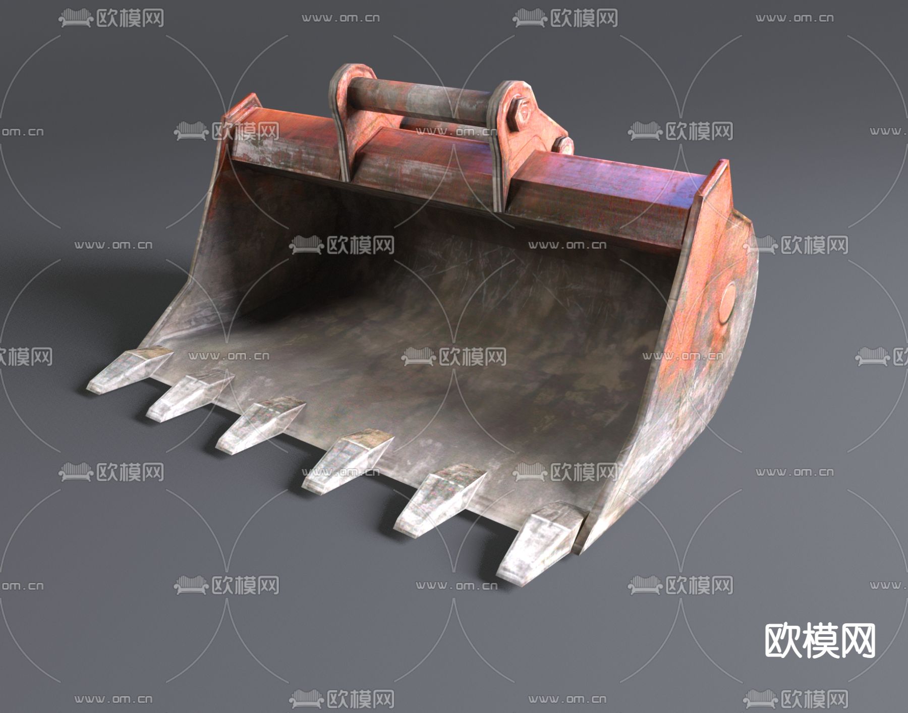 挖掘铲 铲头3d模型下载