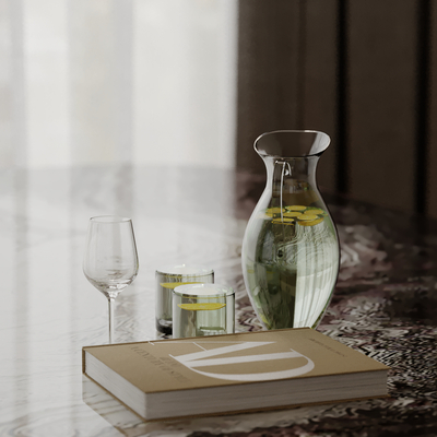  书本 水杯 柠檬水 桌面摆件su模型 