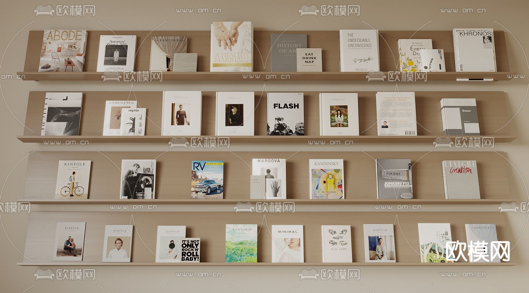 书籍 书本 图书 杂志3d模型下载