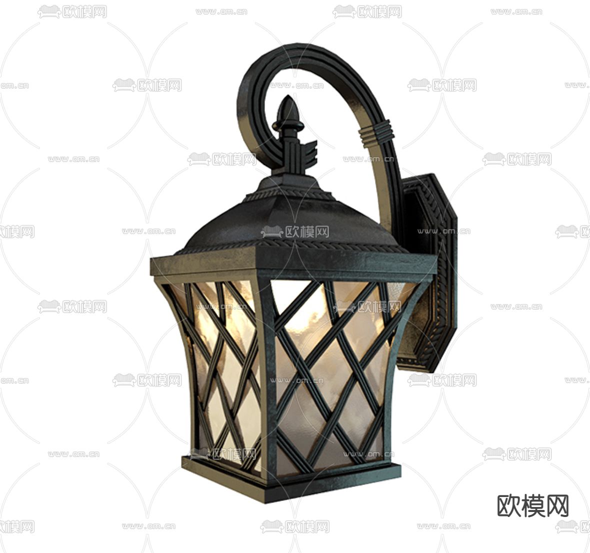 简欧壁灯 墙灯3d模型下载