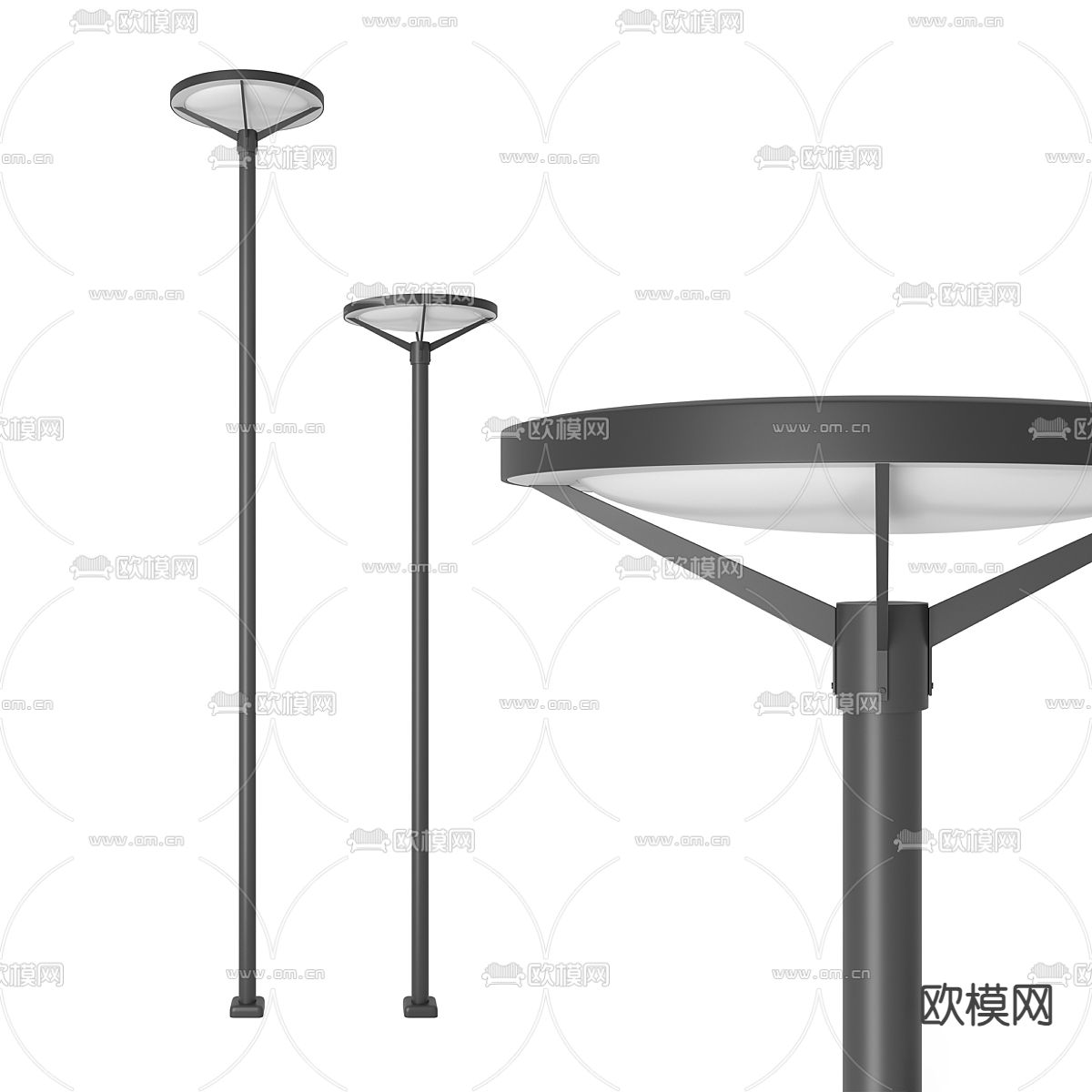 路灯 高杆灯3d模型下载