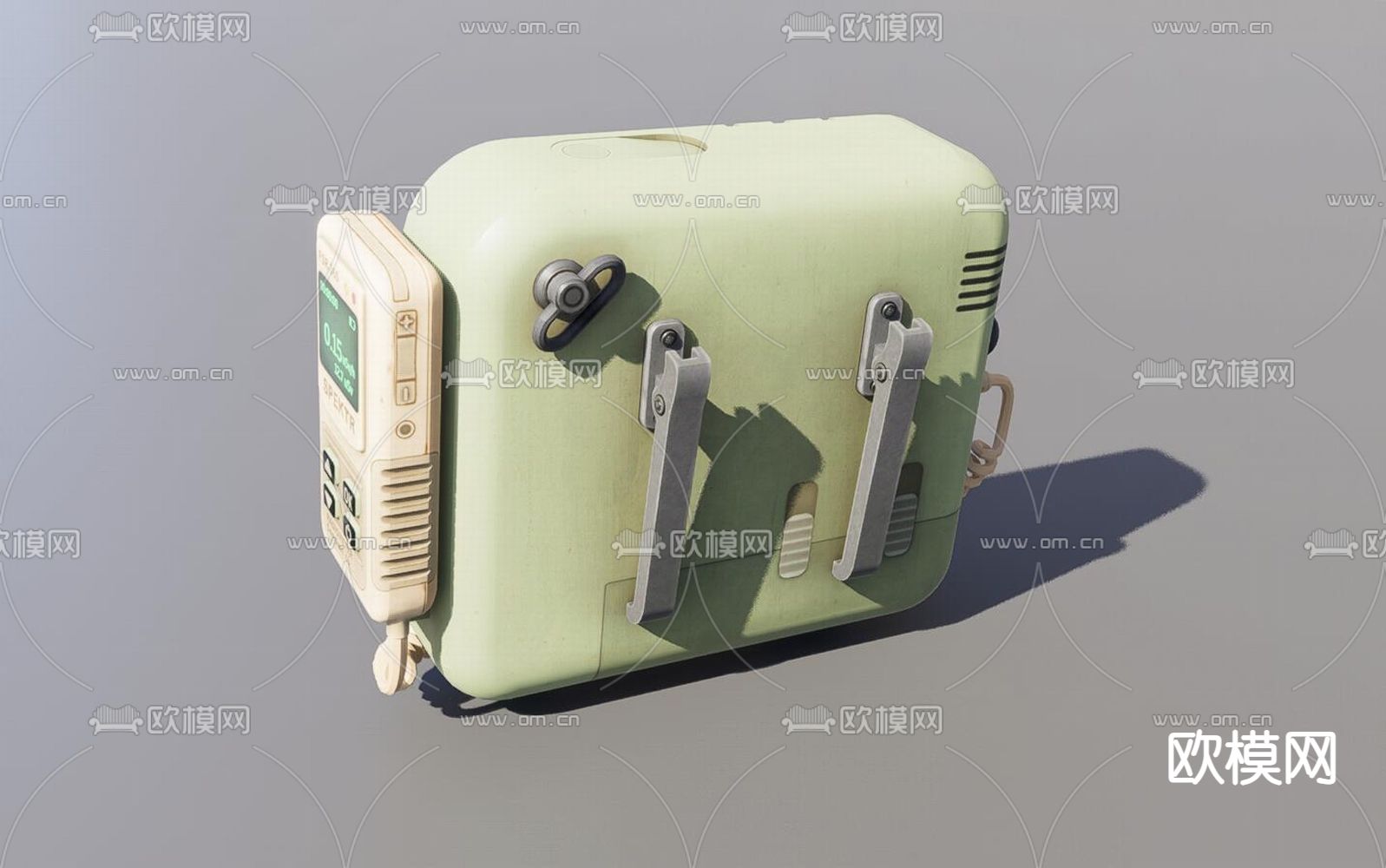 工业风军事器材3d模型下载（渲染图4）