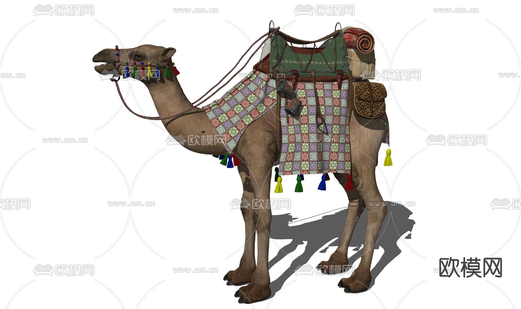 骆驼su模型下载（渲染图1）