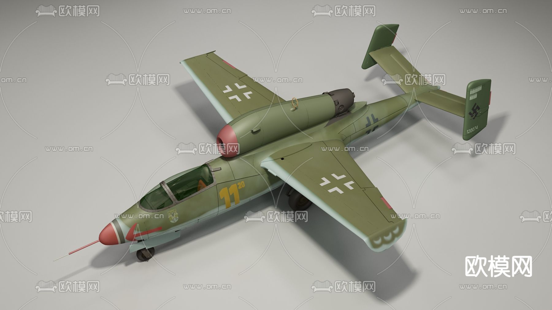 军用飞机d模型下载