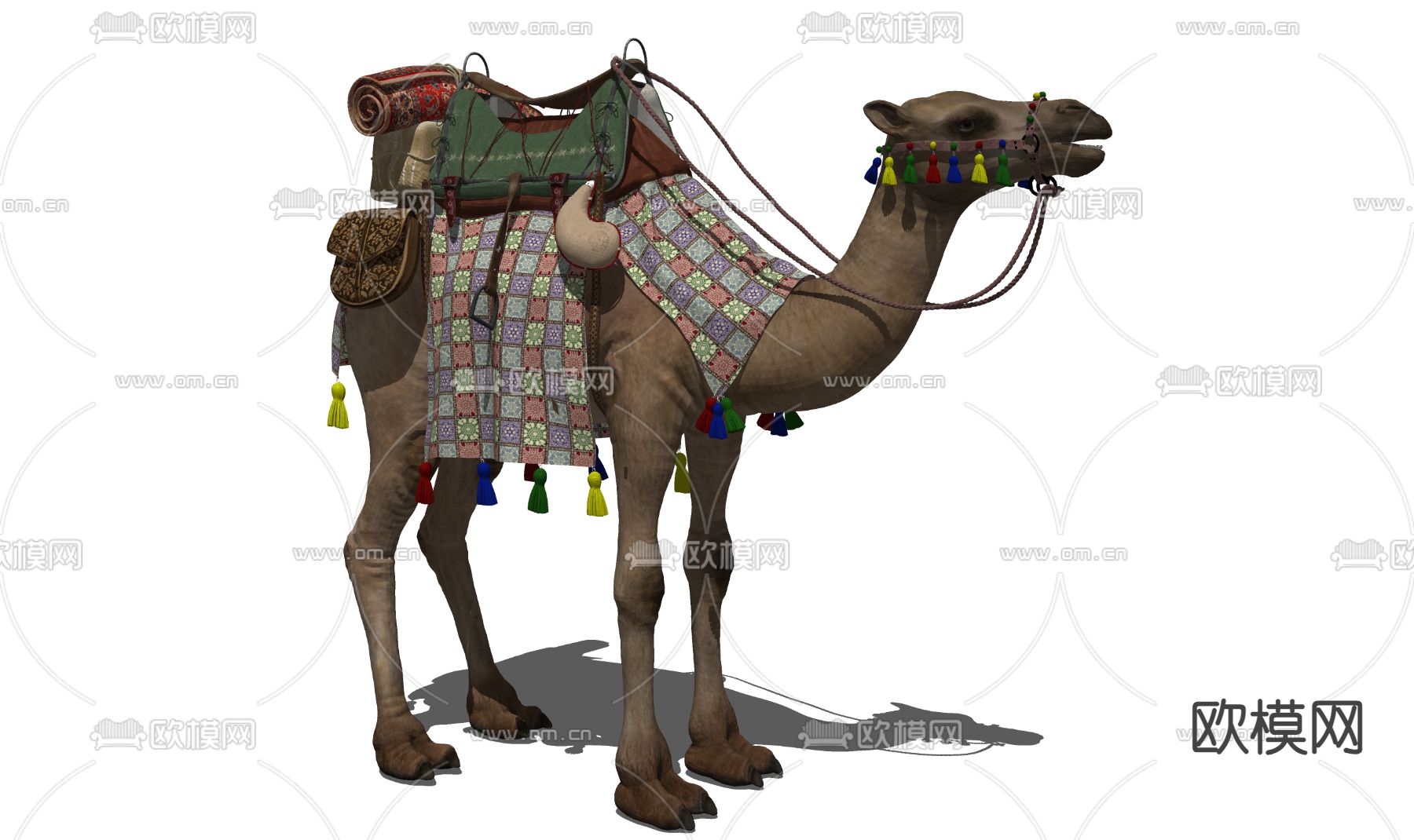 骆驼su模型下载（渲染图2）
