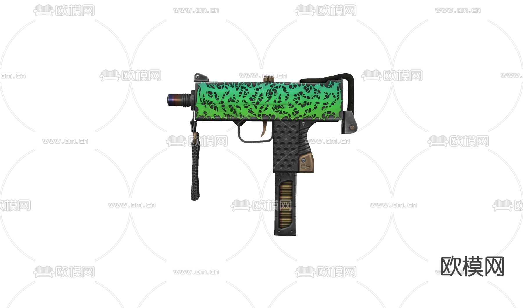 儿童玩具 玩具步枪su模型下载（渲染图1）