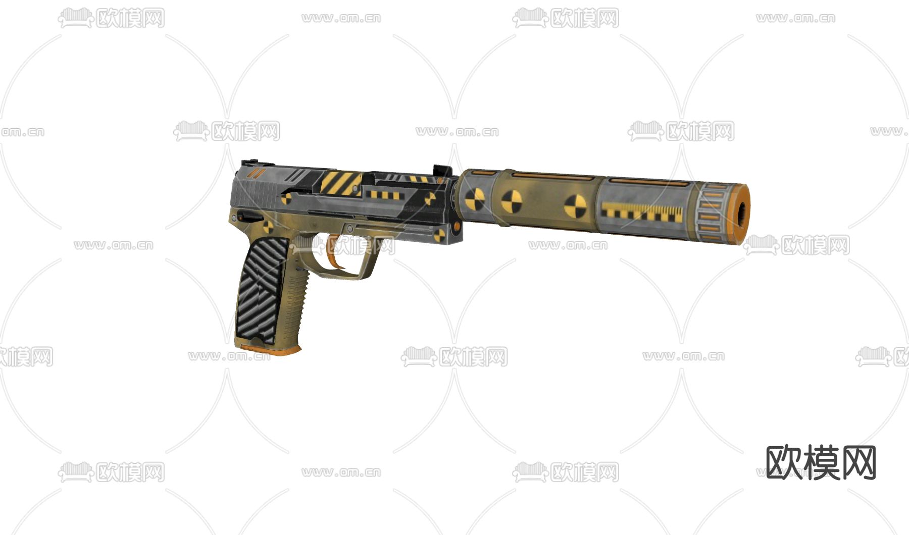 儿童玩具 玩具步枪su模型下载（渲染图1）