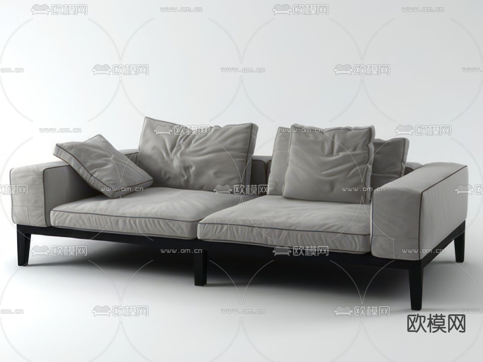 Flexform 双人沙发3d模型下载