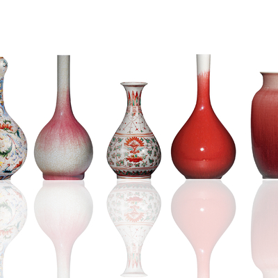  中式瓷器 青花瓷 陶瓷 瓷瓶su模型 