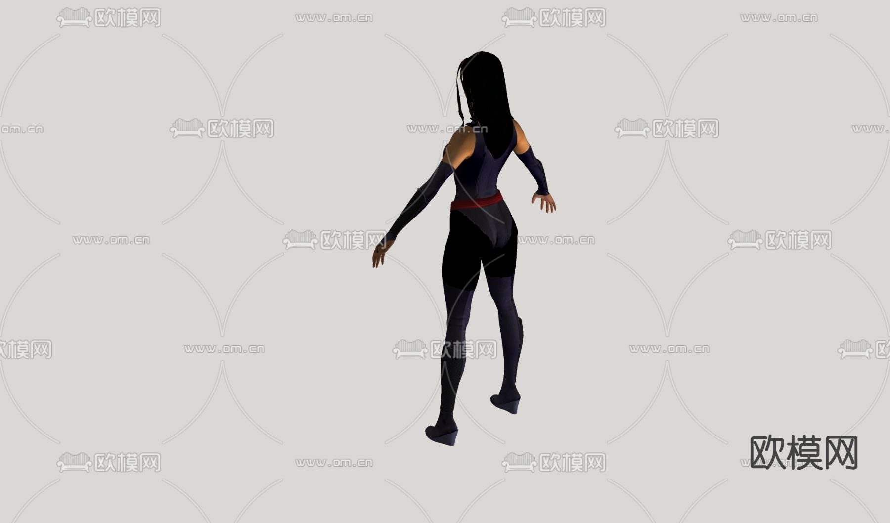 人物su模型下载（渲染图3）