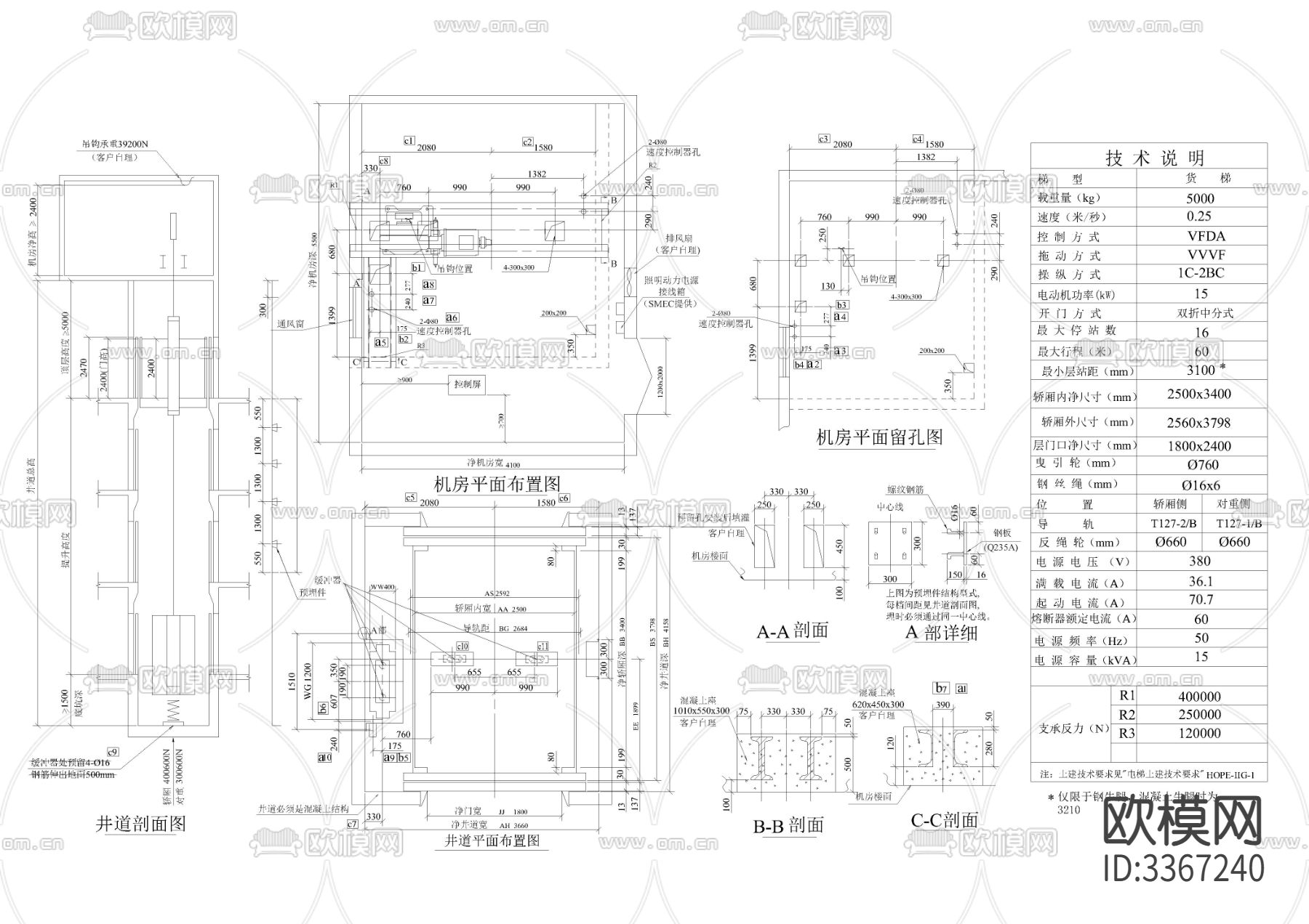 超全电梯·自动扶梯节点大样图下载（渲染图4）
