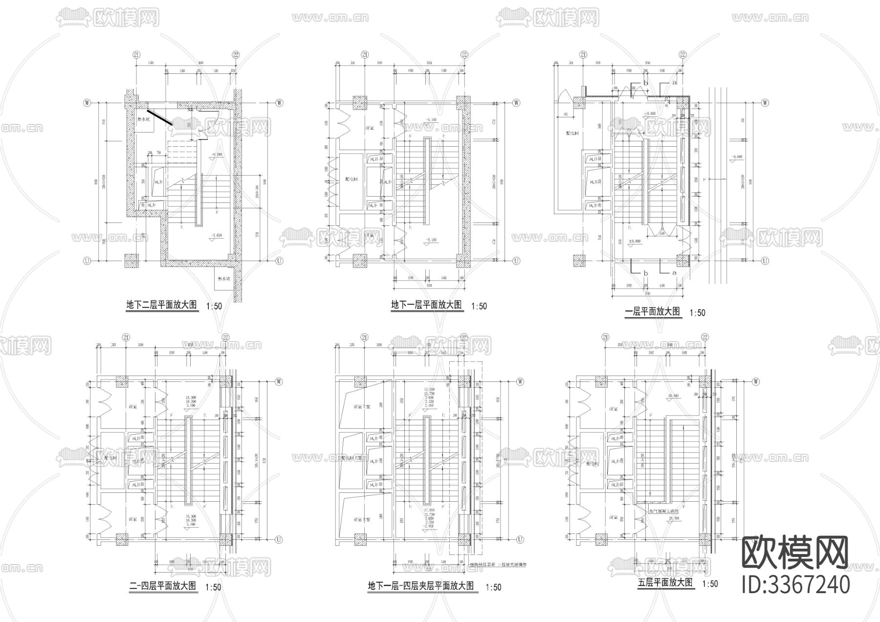 超全电梯·自动扶梯节点大样图下载（渲染图1）