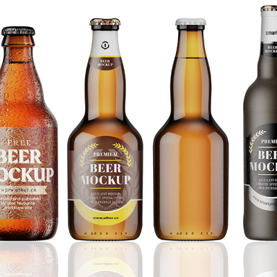  啤酒 洋酒su模型 