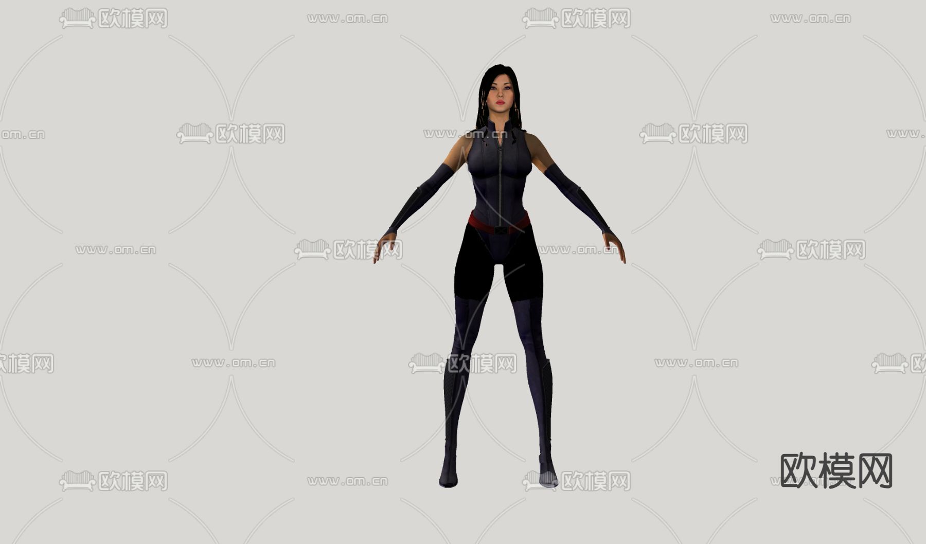 人物su模型下载（渲染图1）