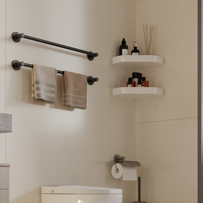  卫浴小件 毛巾架su模型 