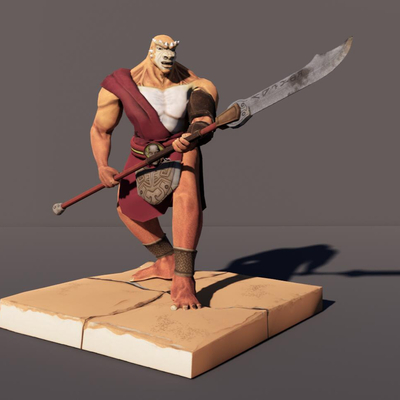  游戏怪兽su模型 