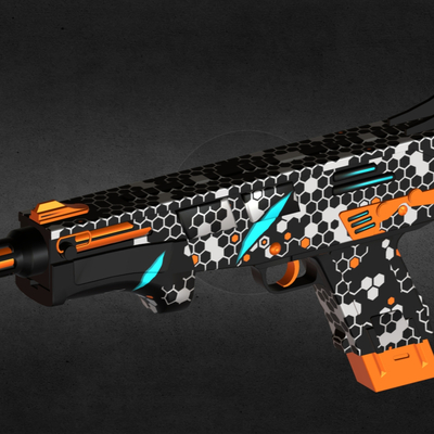  自动步枪 儿童玩具 玩具步枪su模型 