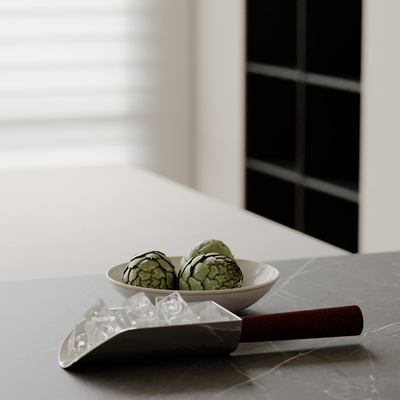  果盘 水果 托盘 铲冰刀su模型 