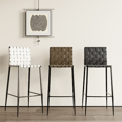 现代吧椅su模型