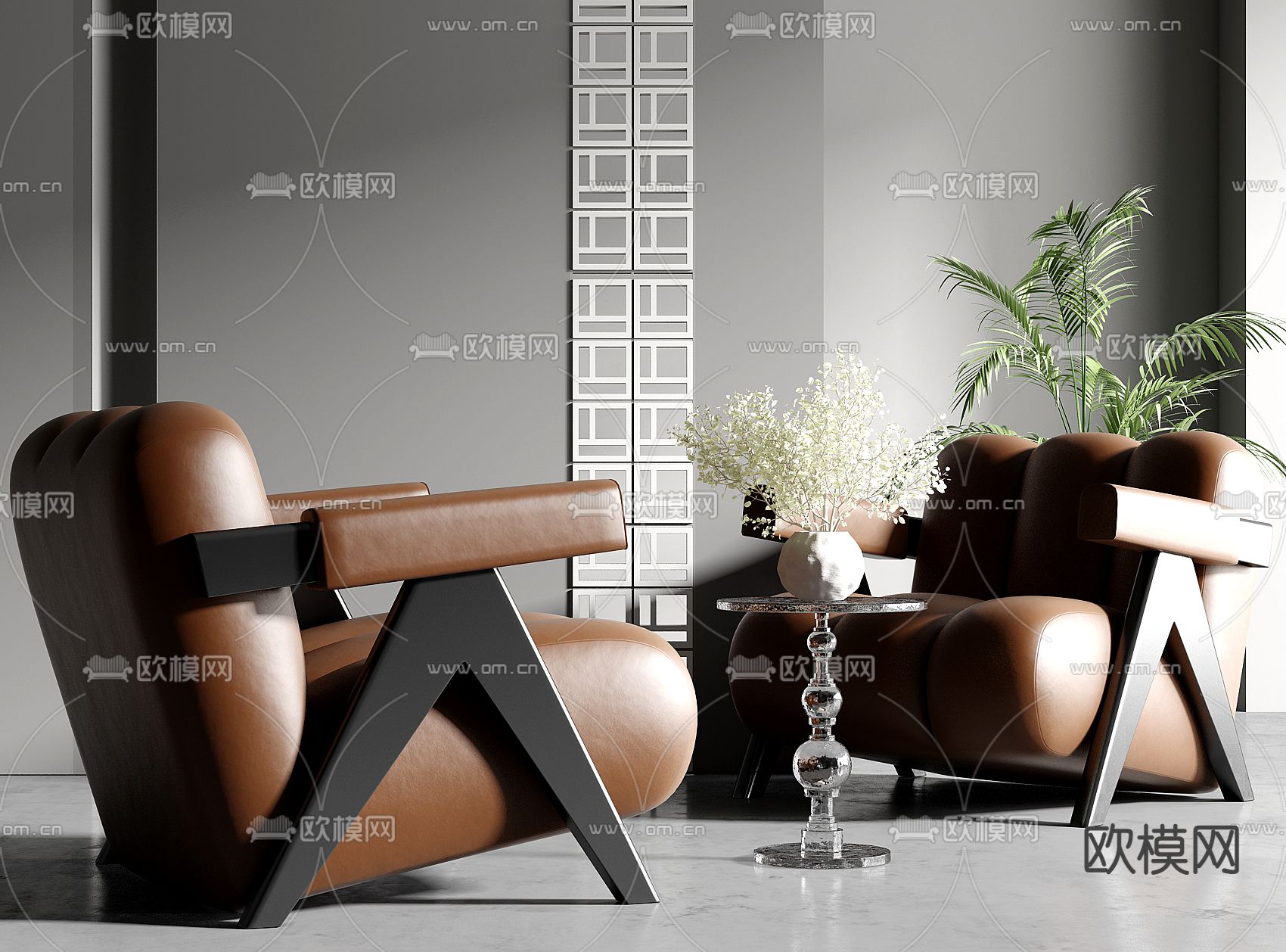 沙发椅 休闲沙发3d模型下载